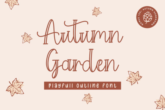 Autumn Garden: Strategic Typography for Playful, High-Impact Design