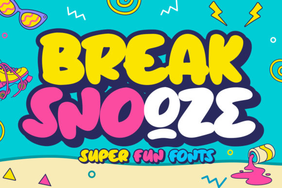 Break Snooze: The Playful Font for Creative Projects