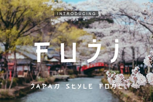 Discover Fuji: A Unique Japanese-Inspired Display Font