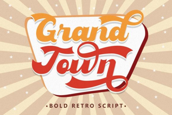 Grandtown: Adding Bold, Nostalgic Character to Your Design Projects