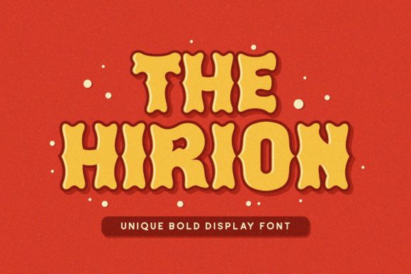 Hirion: The Ultimate Display Font for High-Impact Horror Design