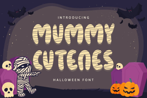 Mummy Cutenes: Elevating Halloween Creativity with Playful Typography