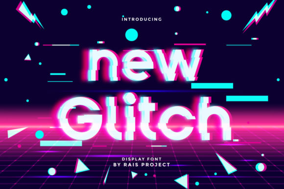 New Glitch: The Futurist Typeface for Bold Visuals