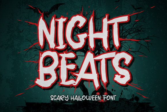 Night Beats: A Spooky Display Font for Halloween Projects