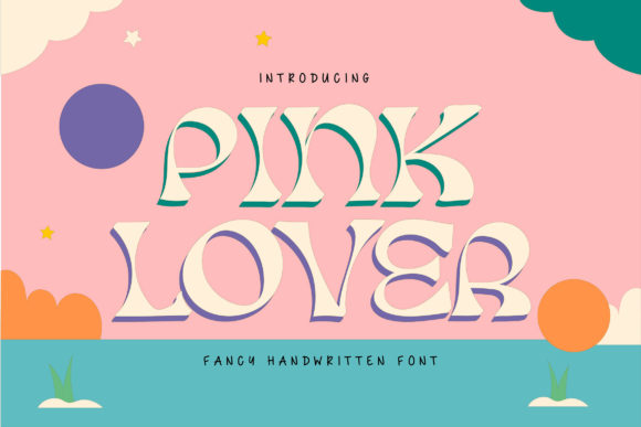 Pink Lover: A Whimsical Retro Display Font for Bold Design