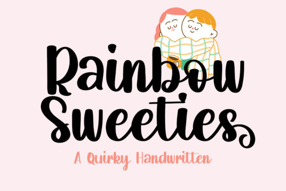 Rainbow Sweeties: Elevate Your Design with Unique Typography