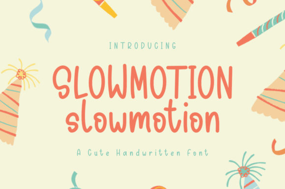 Slowmotion: The Playful Power of a Cute Display Font