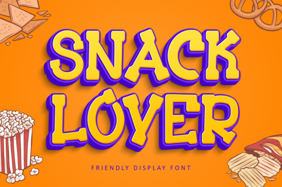 Snack Lover: The Playful Display Font for Creative Projects