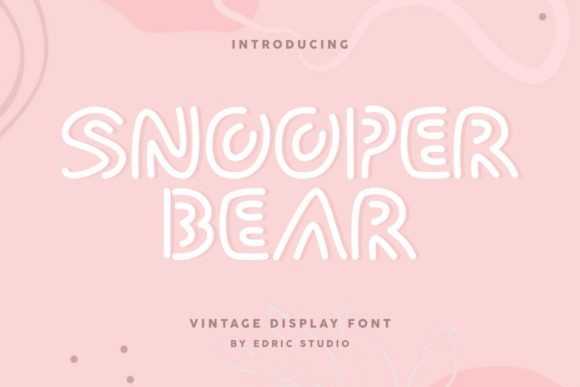 Unlocking Creativity: Why Snooper Bear Is the Perfect Display Font for Children’s Projects